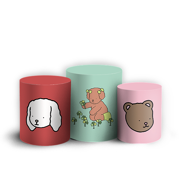 Trio Cilindro - Bobbie Goods - Sublimado 3D
