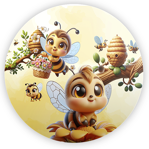 Mini Painel - Abelhinha - Sublimado 3D