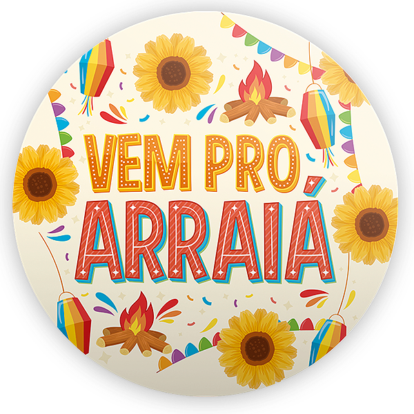 Mini Painel - Festa Junina - Sublimado 3D