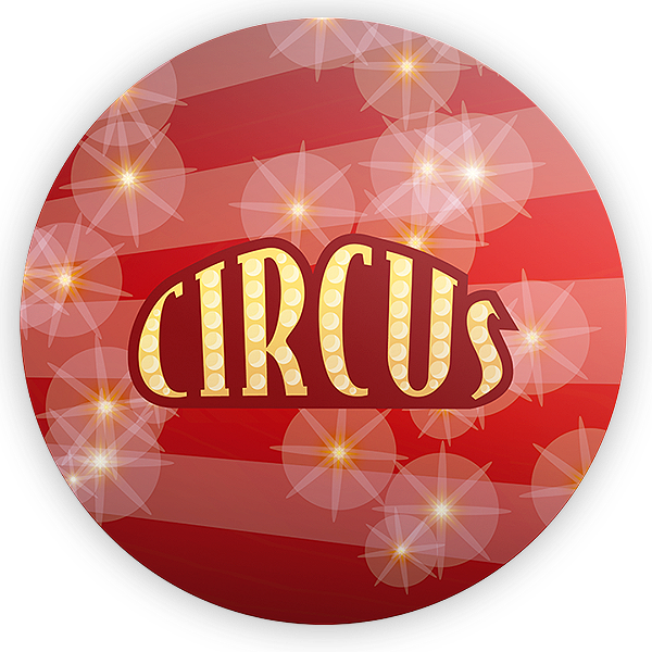 Painel Redondo - Circo - Sublimado 3D