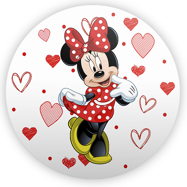 Painel Redondo - Minnie - Sublimado 3D