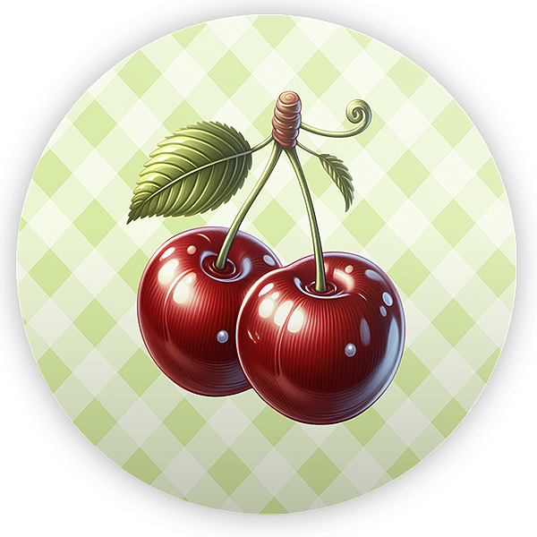 Painel Redondo - Cerejinha - Sublimado 3D