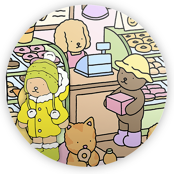 Painel Redondo - Bobbie Goods - Sublimado 3D