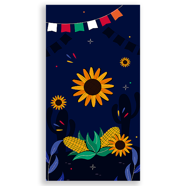 Faixa Lateral - Festa Junina - Sublimado 3D