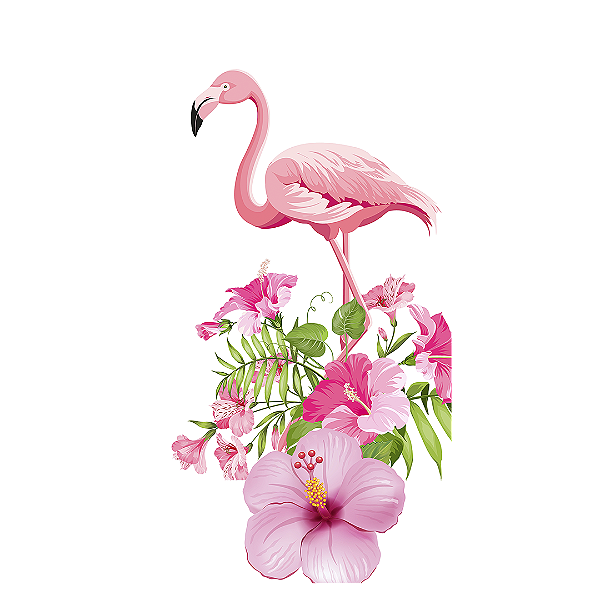 Faixa Lateral - Tropical Floral - Sublimado 3D