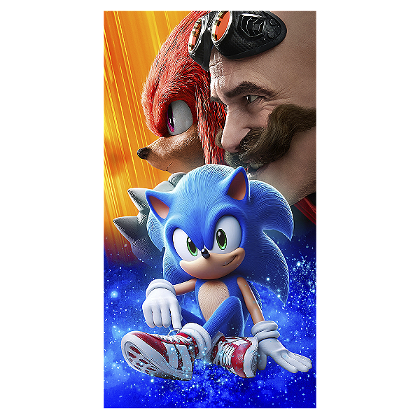 Faixa Lateral - Sonic - Sublimado 3D