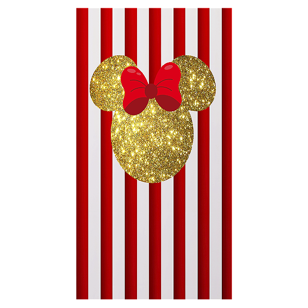 Faixa Lateral - Minnie - Sublimado 3D