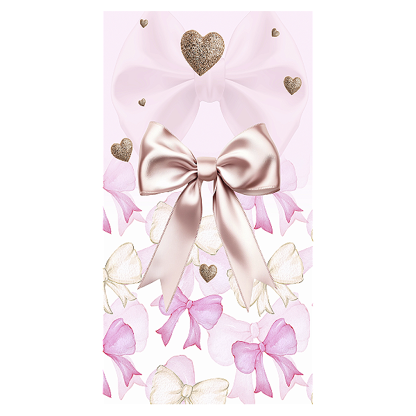 Faixa Lateral - Laços - Sublimado 3D