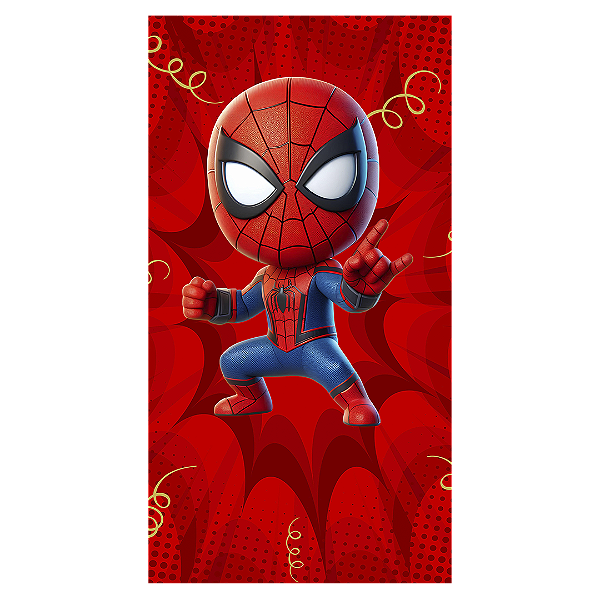 Faixa Lateral - Homem Aranha - Sublimado 3D