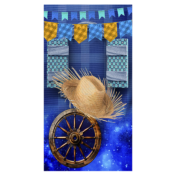 Faixa Lateral - Festa Junina - Sublimado 3D