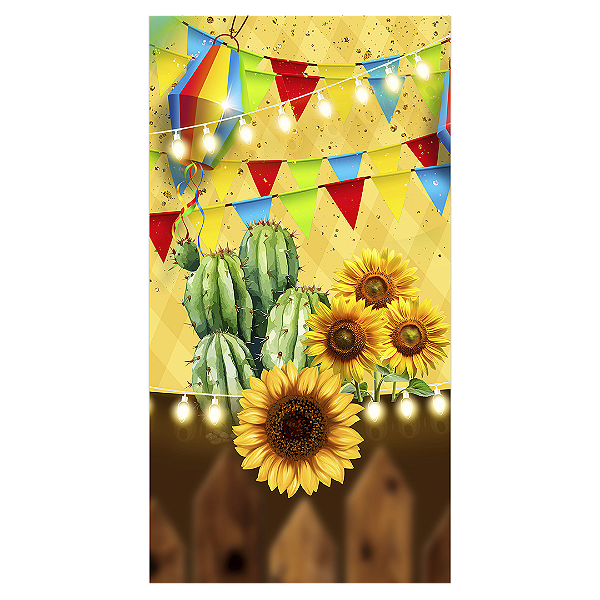 Faixa Lateral - Festa Junina - Sublimado 3D