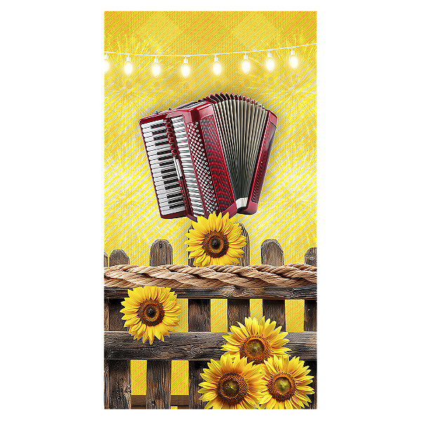 Faixa Lateral - Festa Junina - Sublimado 3D