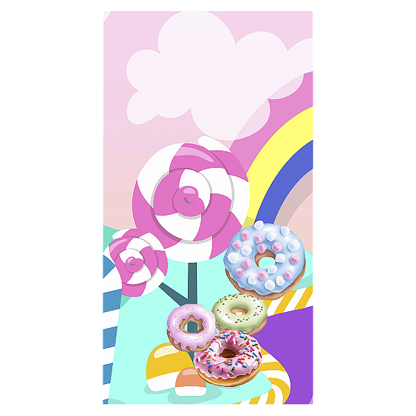 Faixa Lateral - Confeitaria - Sublimado 3D