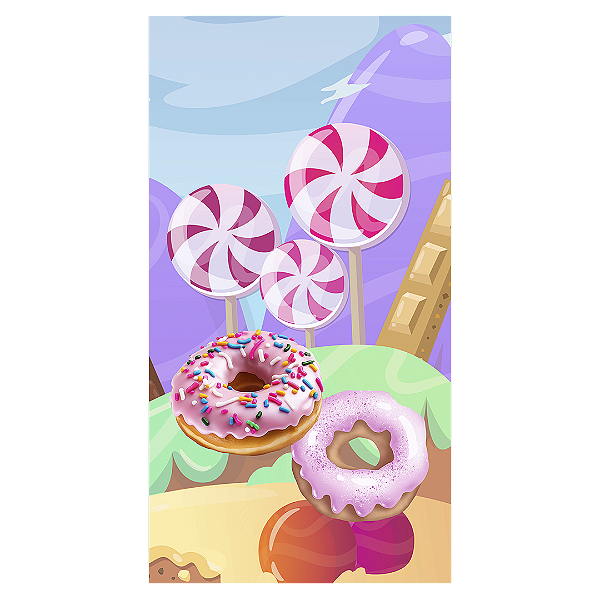 Faixa Lateral - Confeitaria - Sublimado 3D