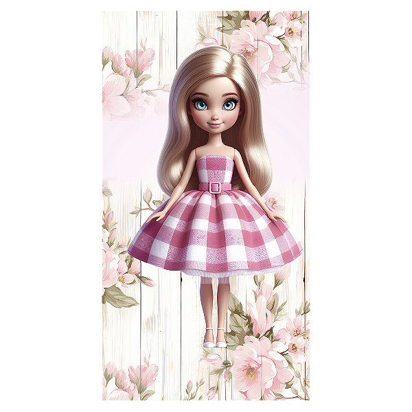 Faixa Lateral - Barbie - Sublimado 3D