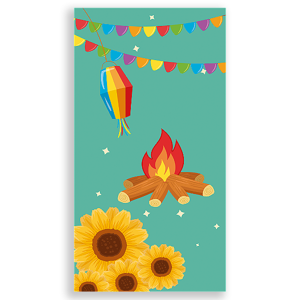 Faixa Lateral - Festa Junina - Sublimado 3D