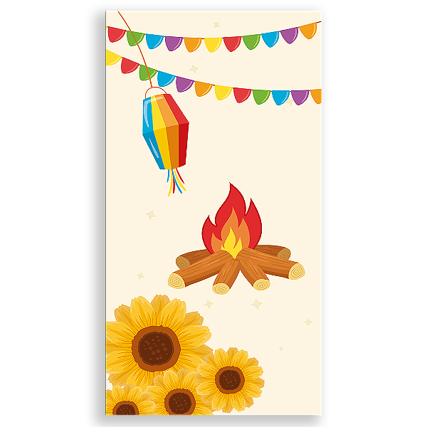 Faixa Lateral - Festa Junina - Sublimado 3D