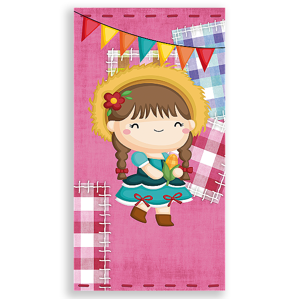 Faixa Lateral - Festa Junina - Sublimado 3D