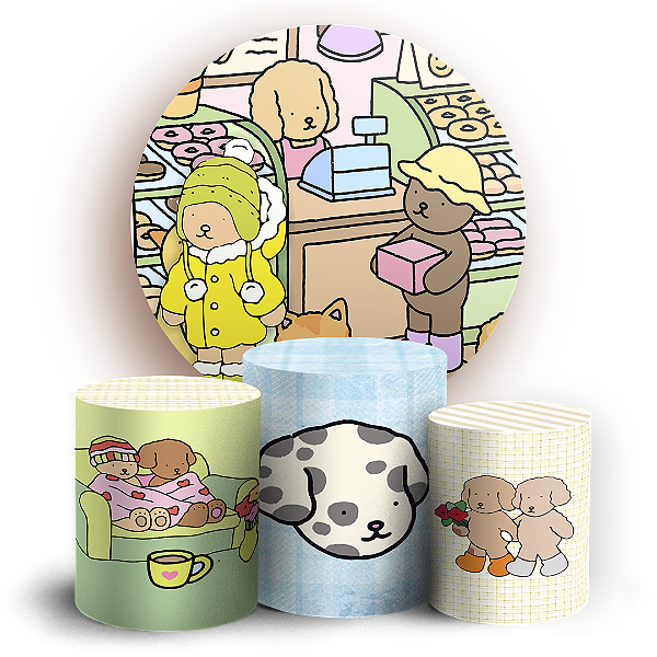 KIT Redondo e Trio - Bobbie Goods - Sublimado 3D