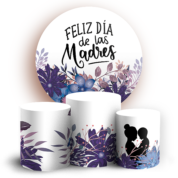 KIT Redondo e Trio - Dia de la Madre - Sublimado 3D