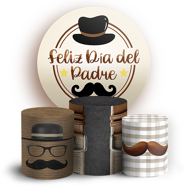 KIT Redondo e Trio - Dia Del Padre - Sublimado 3D