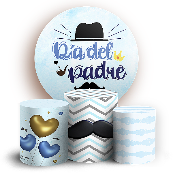 KIT Redondo e Trio - Dia Del Padre - Sublimado 3D