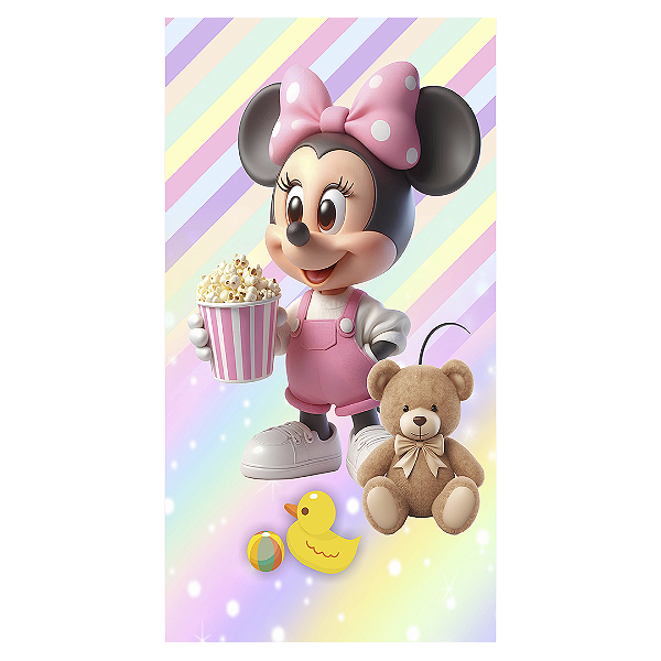 Faixa Lateral - Turma Do Mickey E Minnie - Sublimado 3D