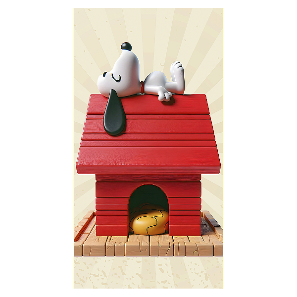 Faixa Lateral - Snoopy - Sublimado 3D