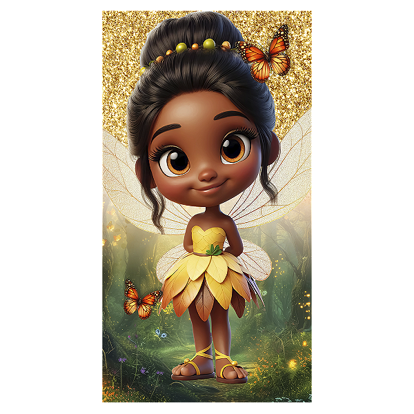 Faixa Lateral - Sininho Tinkerbell - Sublimado 3D