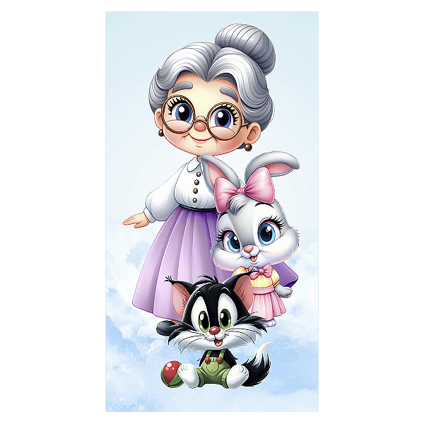 Faixa Lateral - Looney Tunes - Sublimado 3D