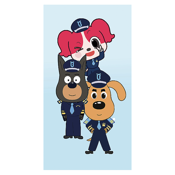 Faixa Lateral - Detetive - Sublimado 3D