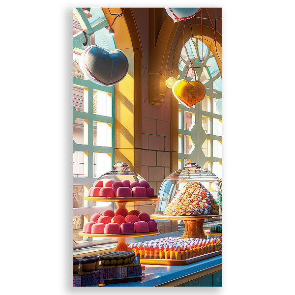 Faixa Lateral - Fundo Stitch Confeiteiro - Sublimado 3D