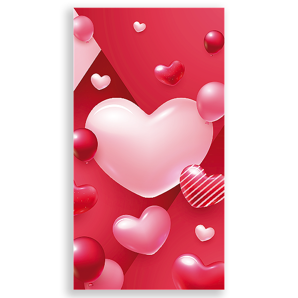 Faixa Lateral - Namorados Coracao - Sublimado 3D