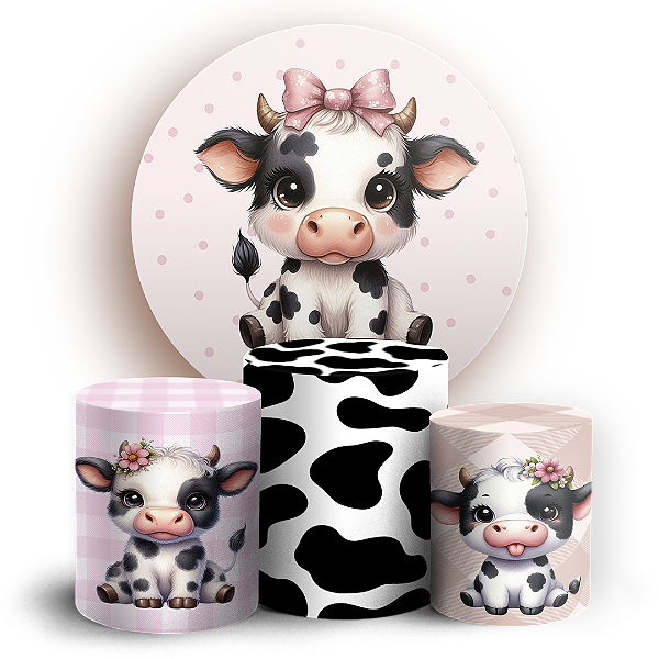 KIT Redondo e Trio - Vaquinha - Sublimado 3D