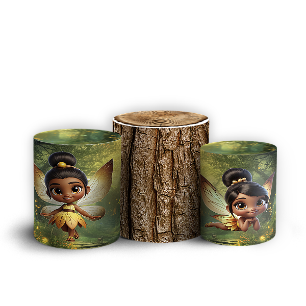 Trio Cilindro - Sininho Tinkerbell - Sublimado 3D