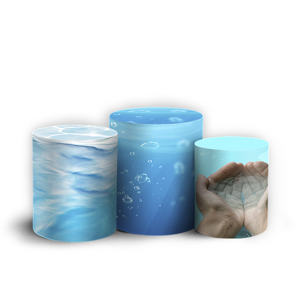 Trio Cilindro - Religioso Evangelico - Sublimado 3D