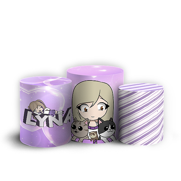 Trio Cilindro - Lyna - Sublimado 3D