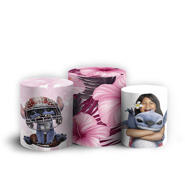 Trio Cilindro - Lilo Stitch - Sublimado 3D