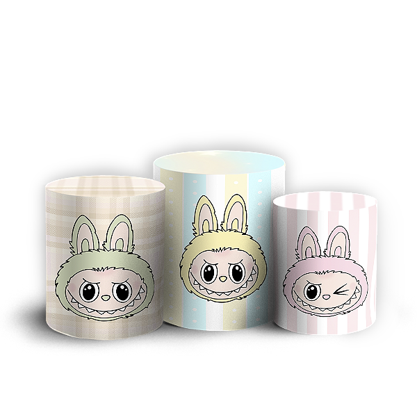 Trio Cilindro - Labubu - Sublimado 3D