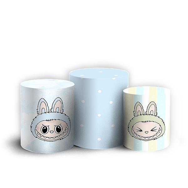 Trio Cilindro - Labubu - Sublimado 3D