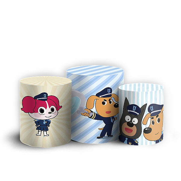 Trio Cilindro - Detetive - Sublimado 3D