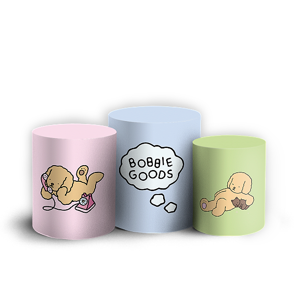 Trio Cilindro - Bobbie Goods - Sublimado 3D