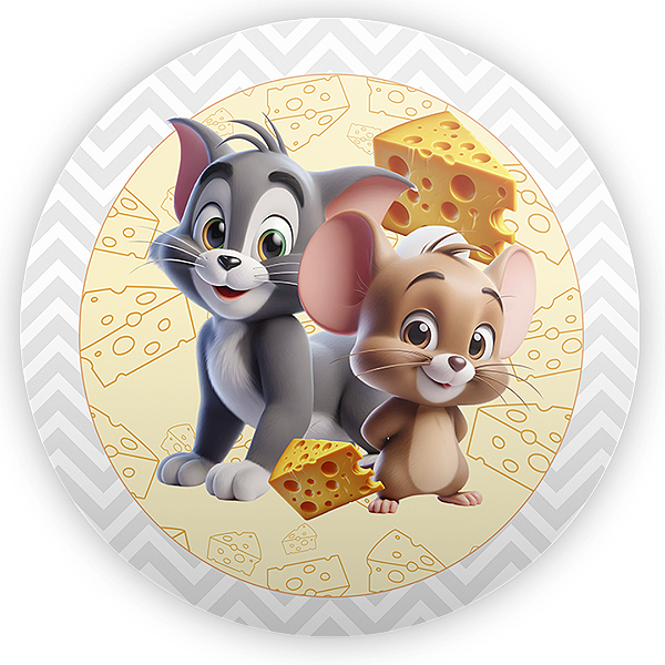 Mini Painel - Tom E Jerry - Sublimado 3D