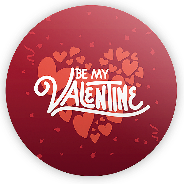 Painel Redondo - Namorados - Sublimado 3D