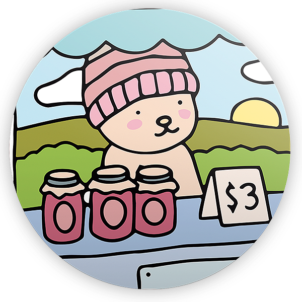 Painel Redondo - Bobbie Goods - Sublimado 3D