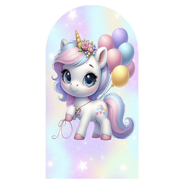 Faixa Lateral - Unicornio - Sublimado 3D