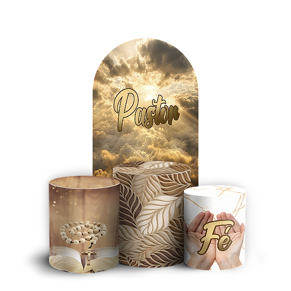 Faixa Lateral e Trio Cilindro Sublimado 3D Vest Facil - Religioso Evangelico