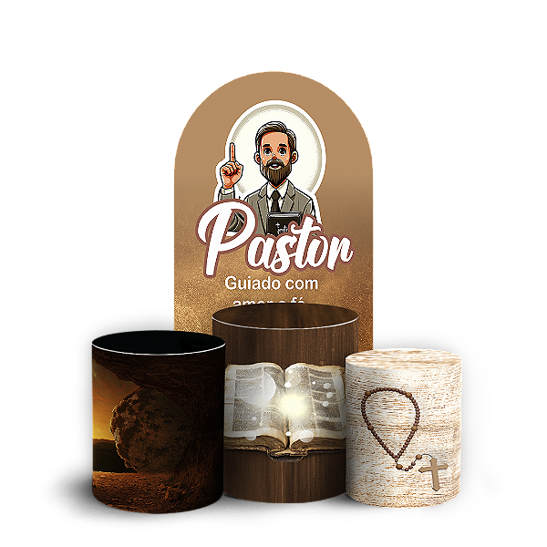 Faixa Lateral e Trio Cilindro Sublimado 3D Vest Facil - Religioso Evangelico