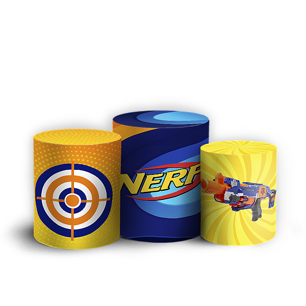 Trio Cilindro - NERF - Sublimado 3D