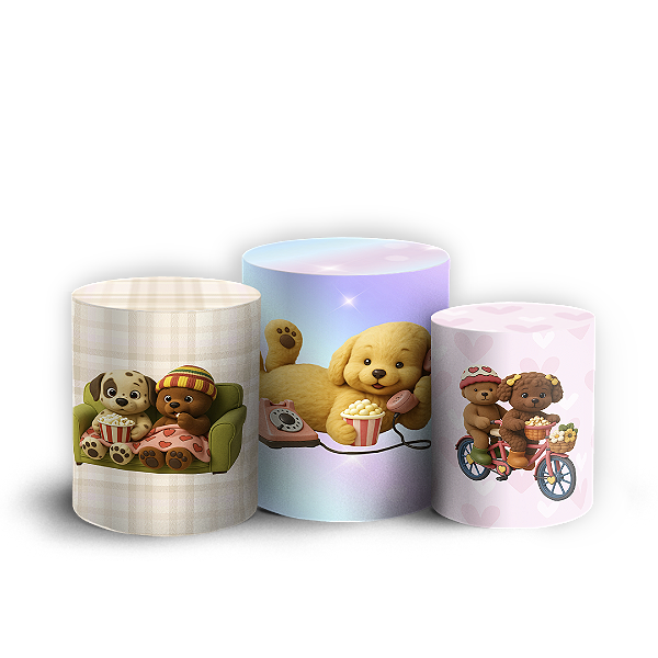 Trio Cilindro - Bobbie Goods - Sublimado 3D